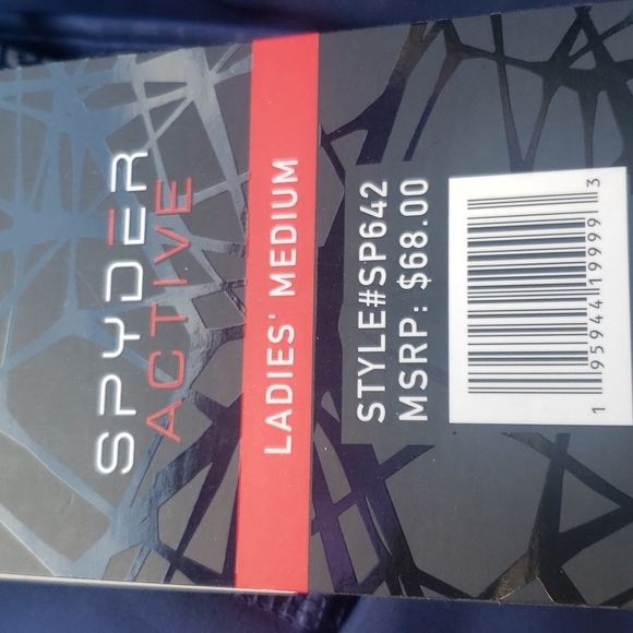 Spyder ladies Active wear meduim style #Sp642 unique light web design - Picture 4 of 13